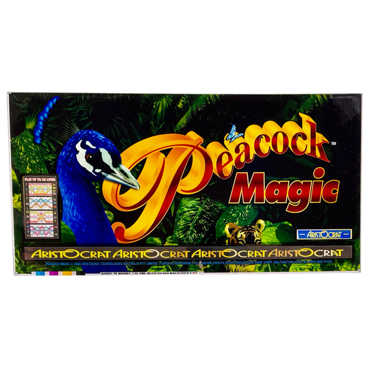 Peacock Magic Slot Retro Acrylic