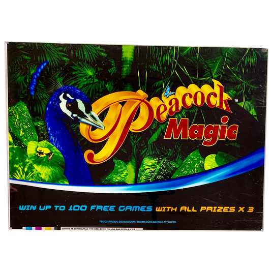 Peacock Magic Slot Retro Acrylic
