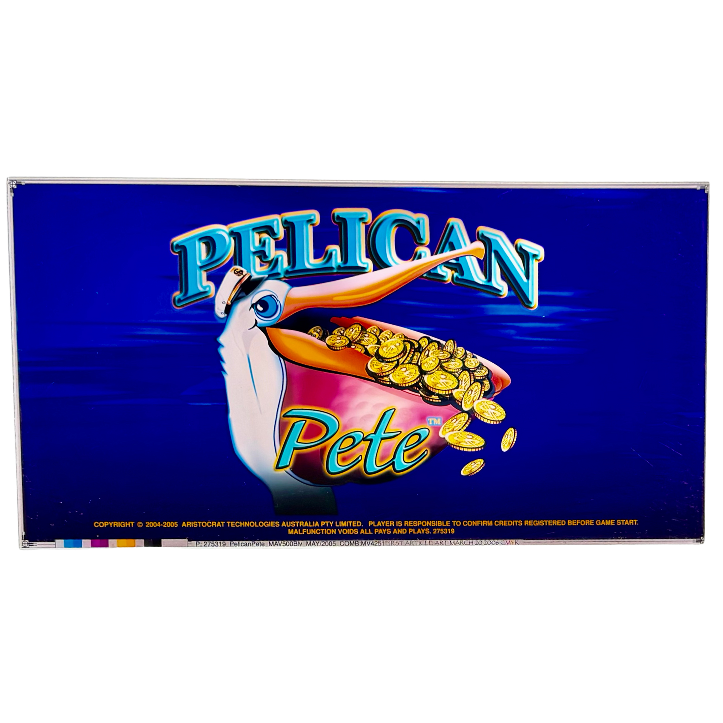 Pelican Pete Slot Retro Acrylic