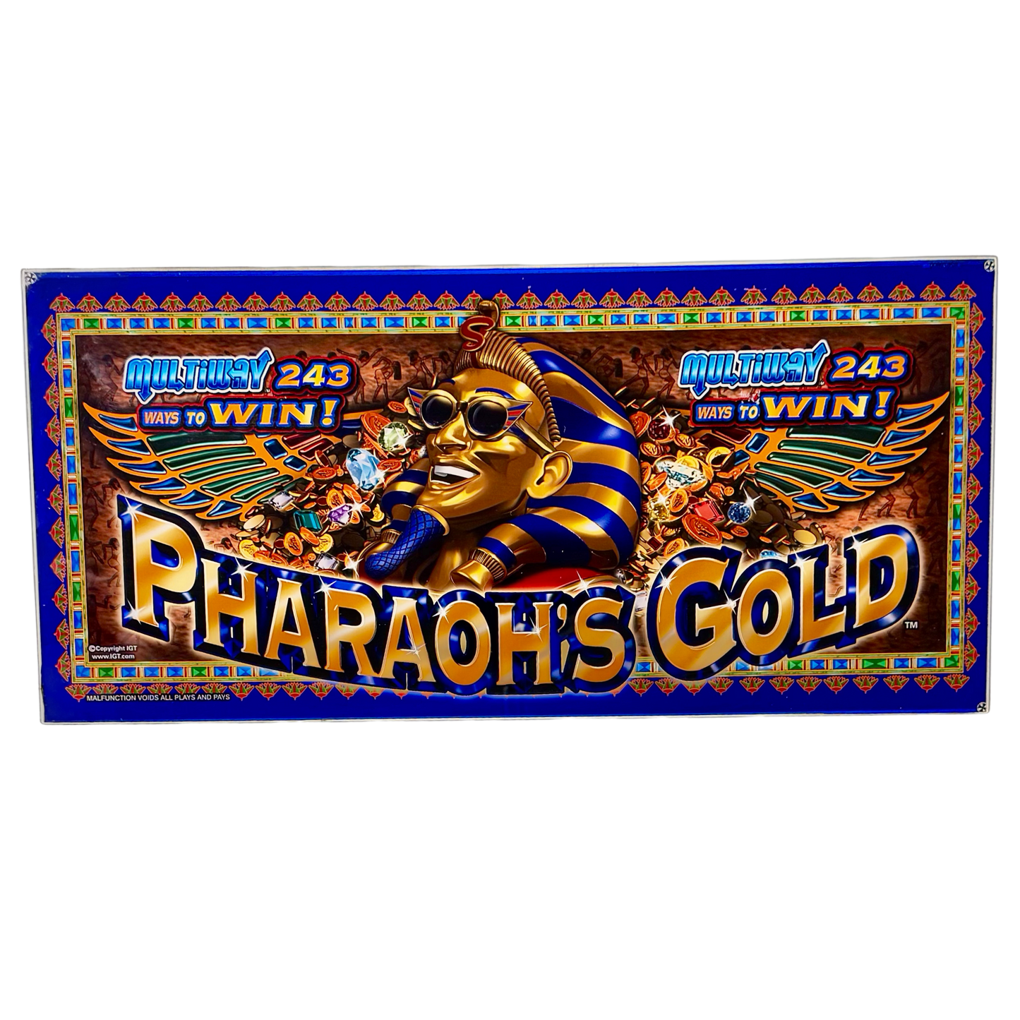 Pharaoh's Gold Slot Glass