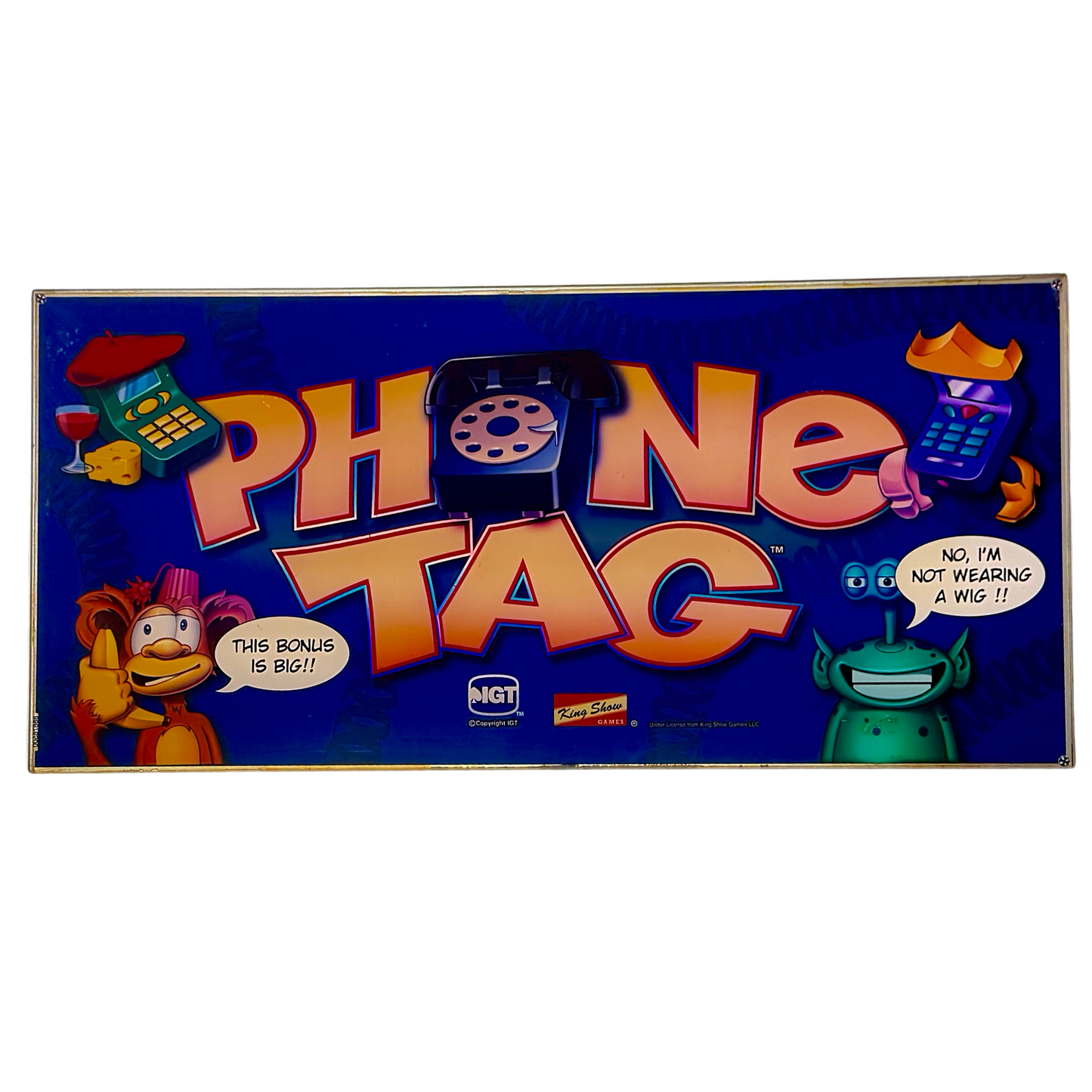 Phone Tag Slot Glass