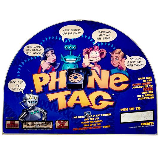 Phone Tag Jumbo Slot Glass