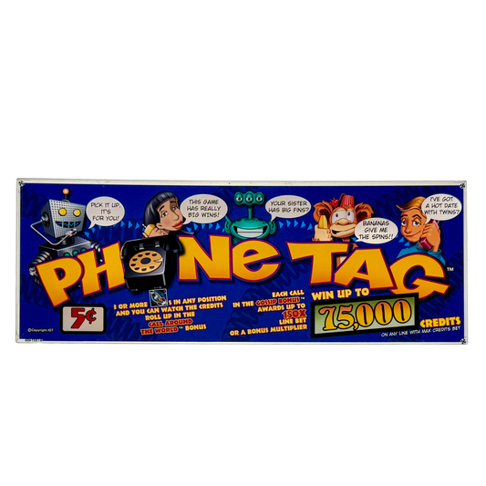 Phone Tag Slot Glass