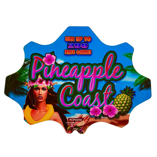Pineapple Coast Slot Retro Acrylic