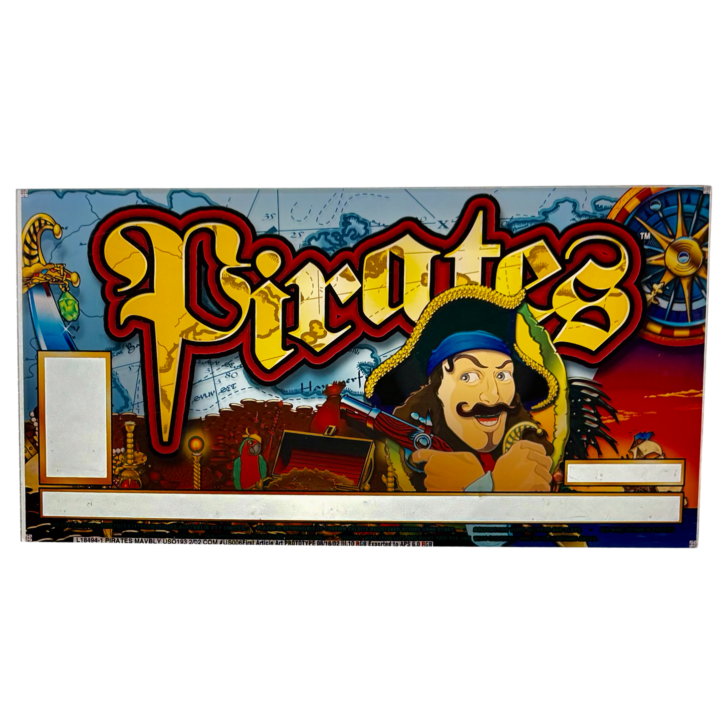 Pirates Slot Retro Acrylic