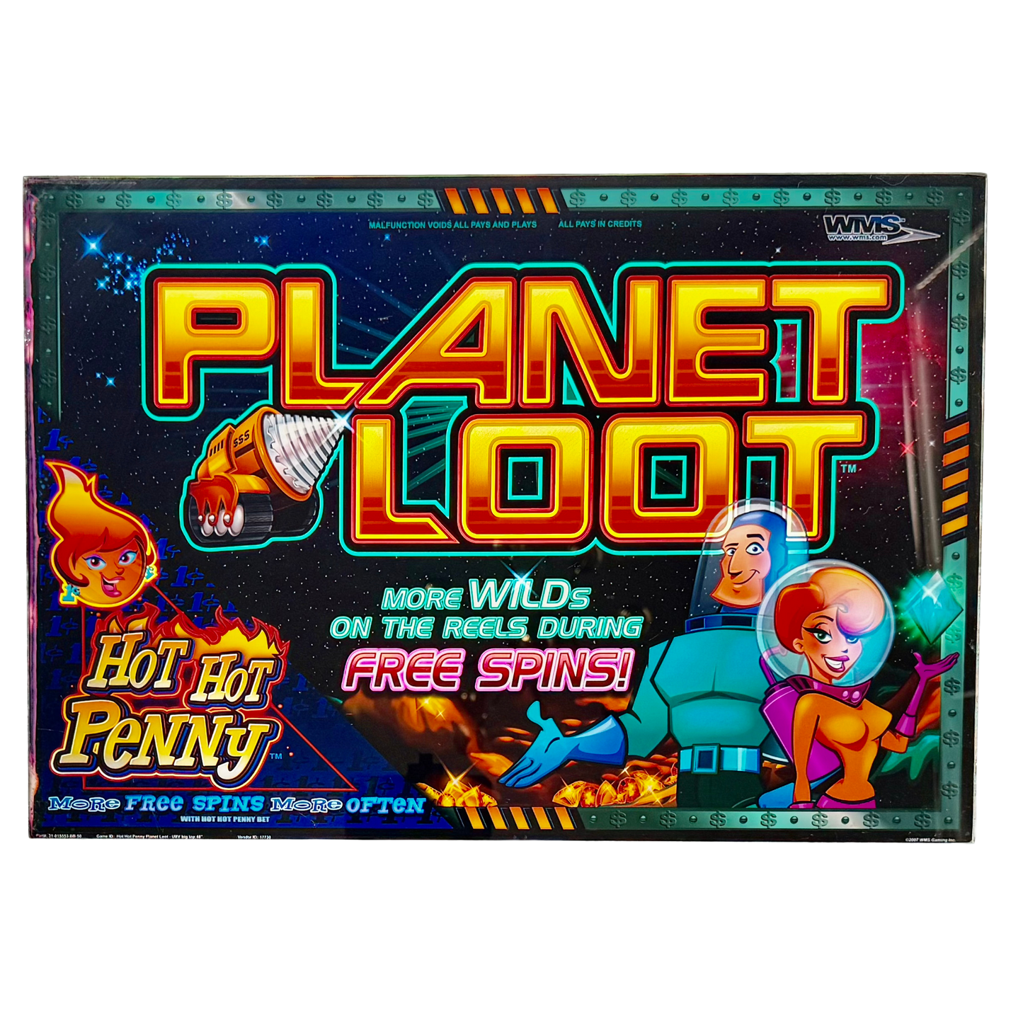 Planet Loot Jumbo Slot Glass