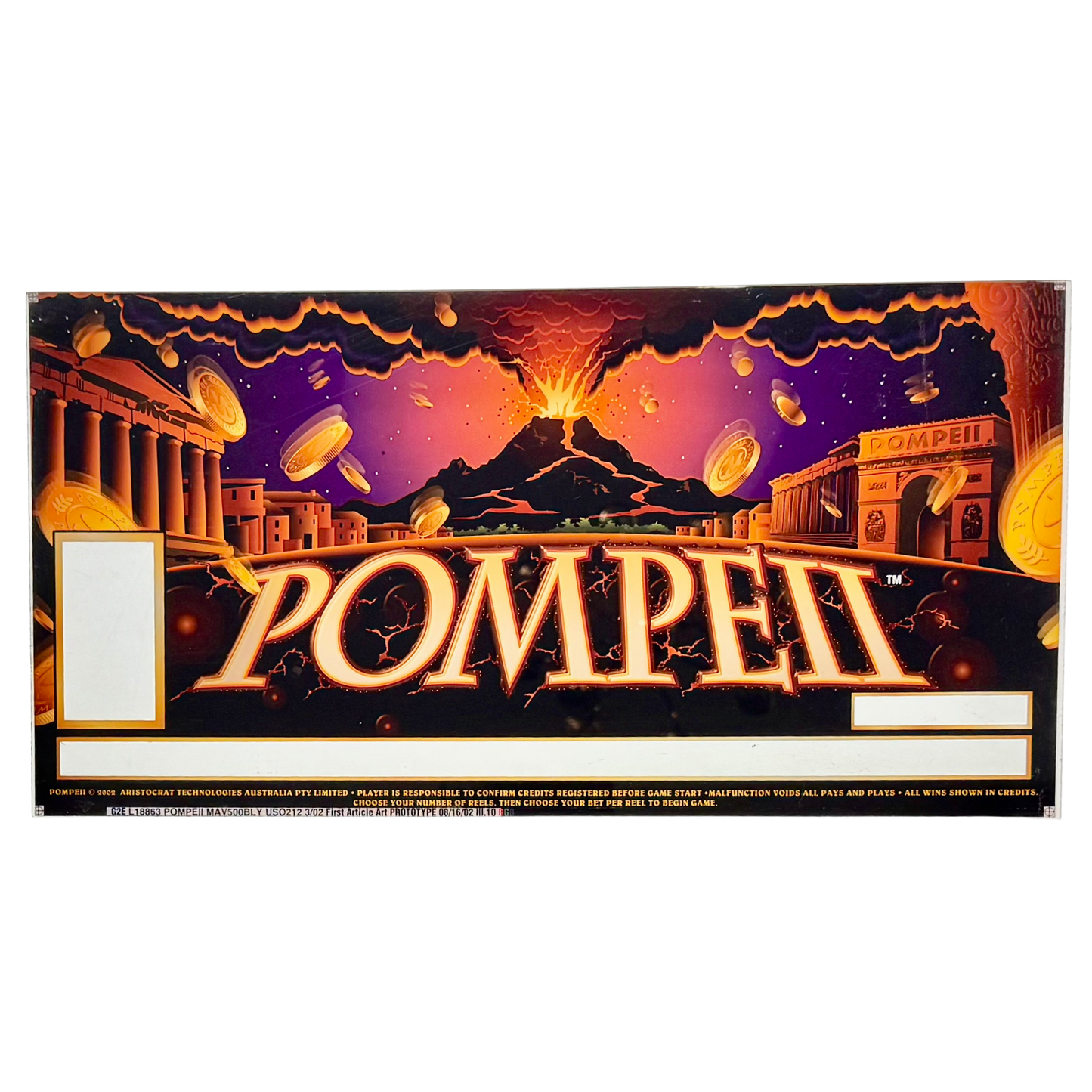Pompeii Slot Retro Acrylic