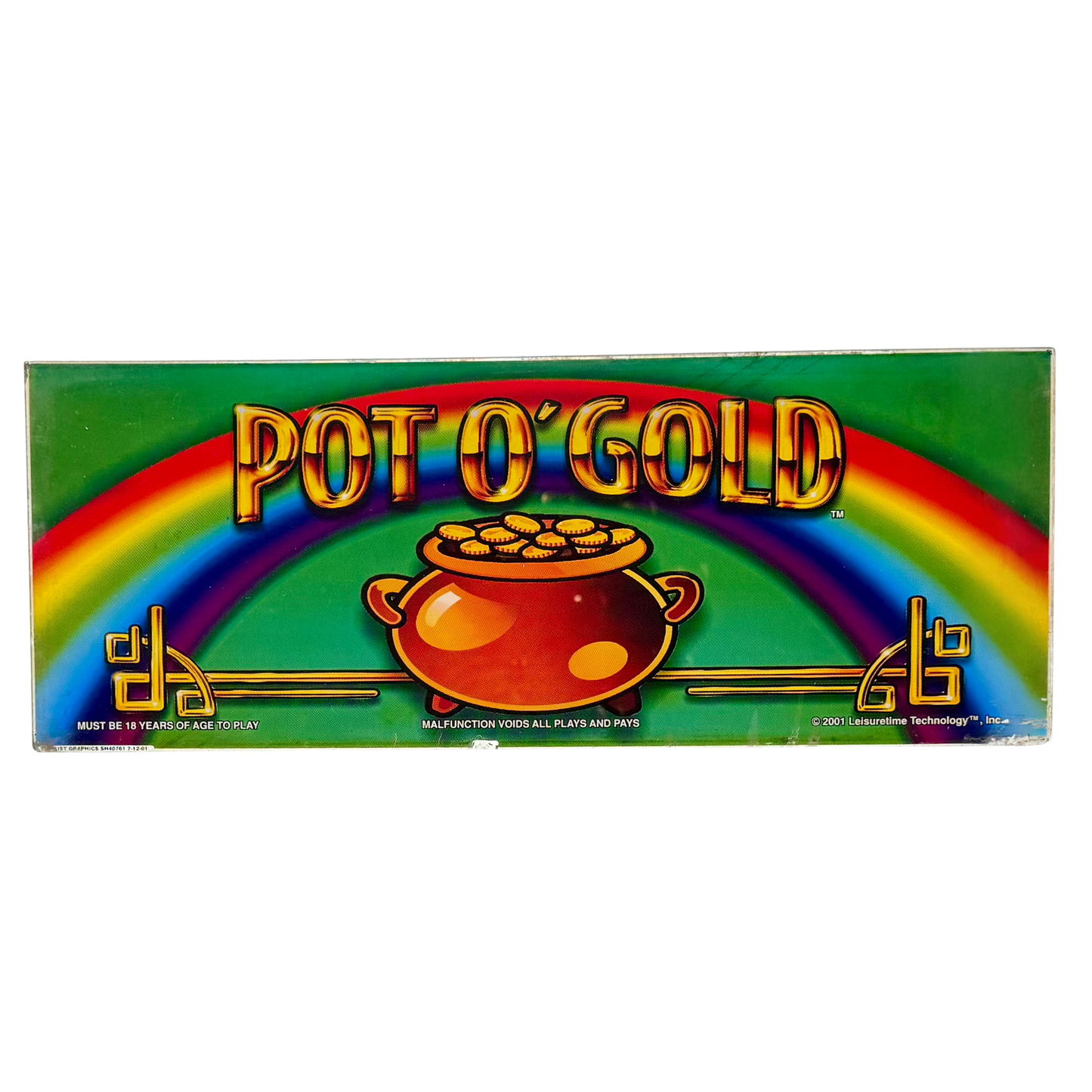 Pot O' Gold Slot Glass