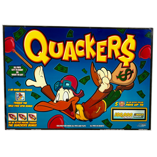 Quackers Jumbo Slot Glass