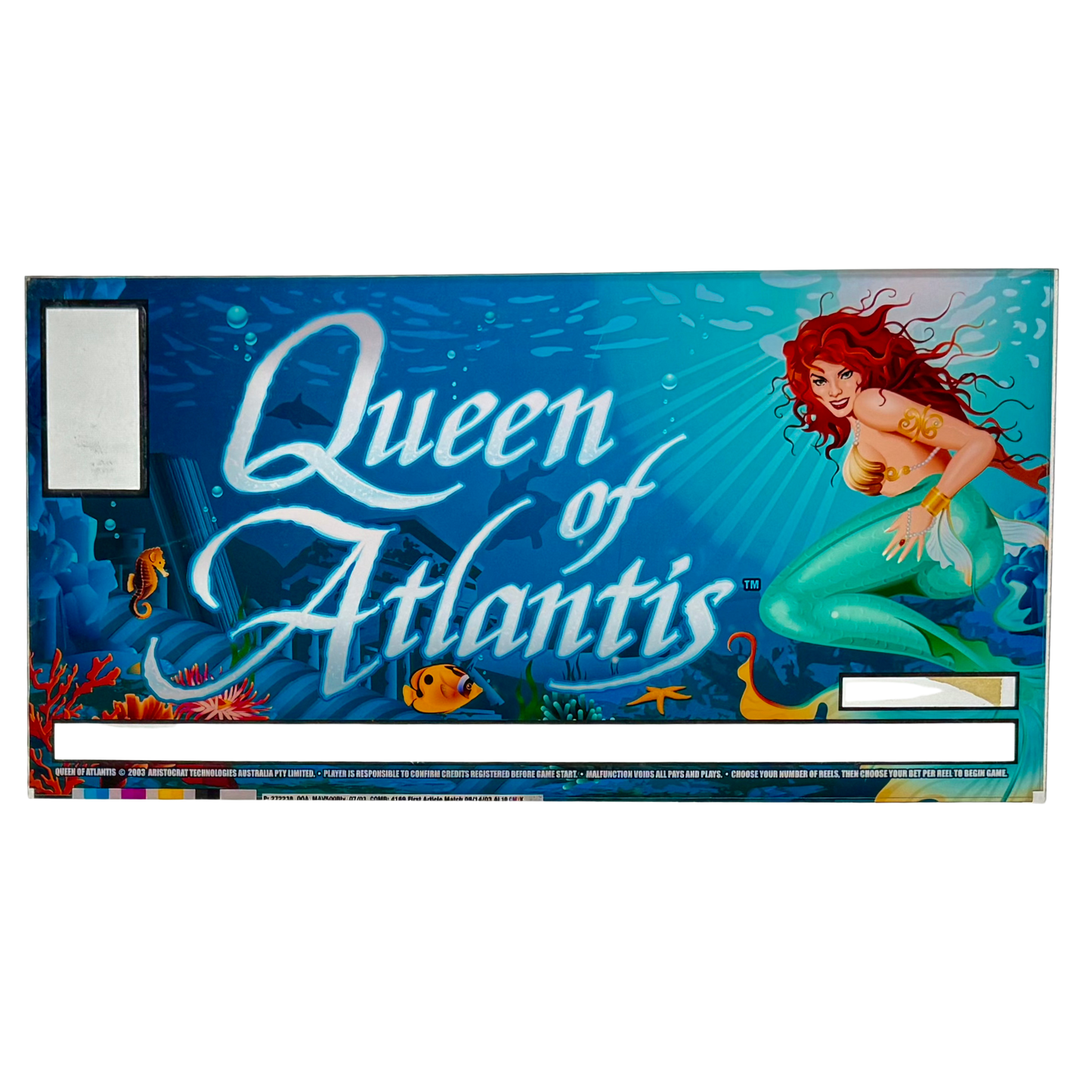 Queen Of Atlantis Slot Retro Acrylic