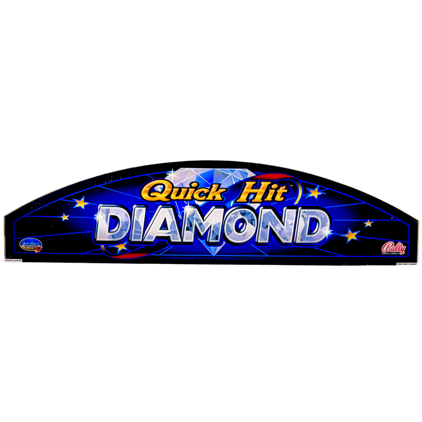 Quick Hit Diamond Slot Glass