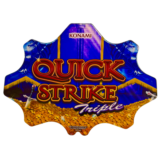 Quick Strike Triple Slot Retro Acrylic
