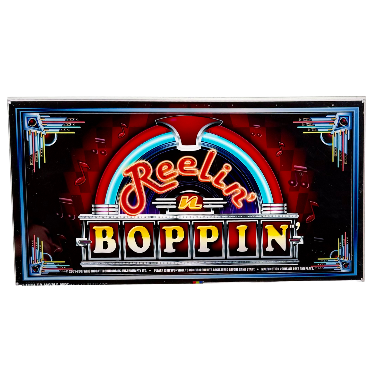 Reelin' N' Boppin' Slot Retro Acrylic