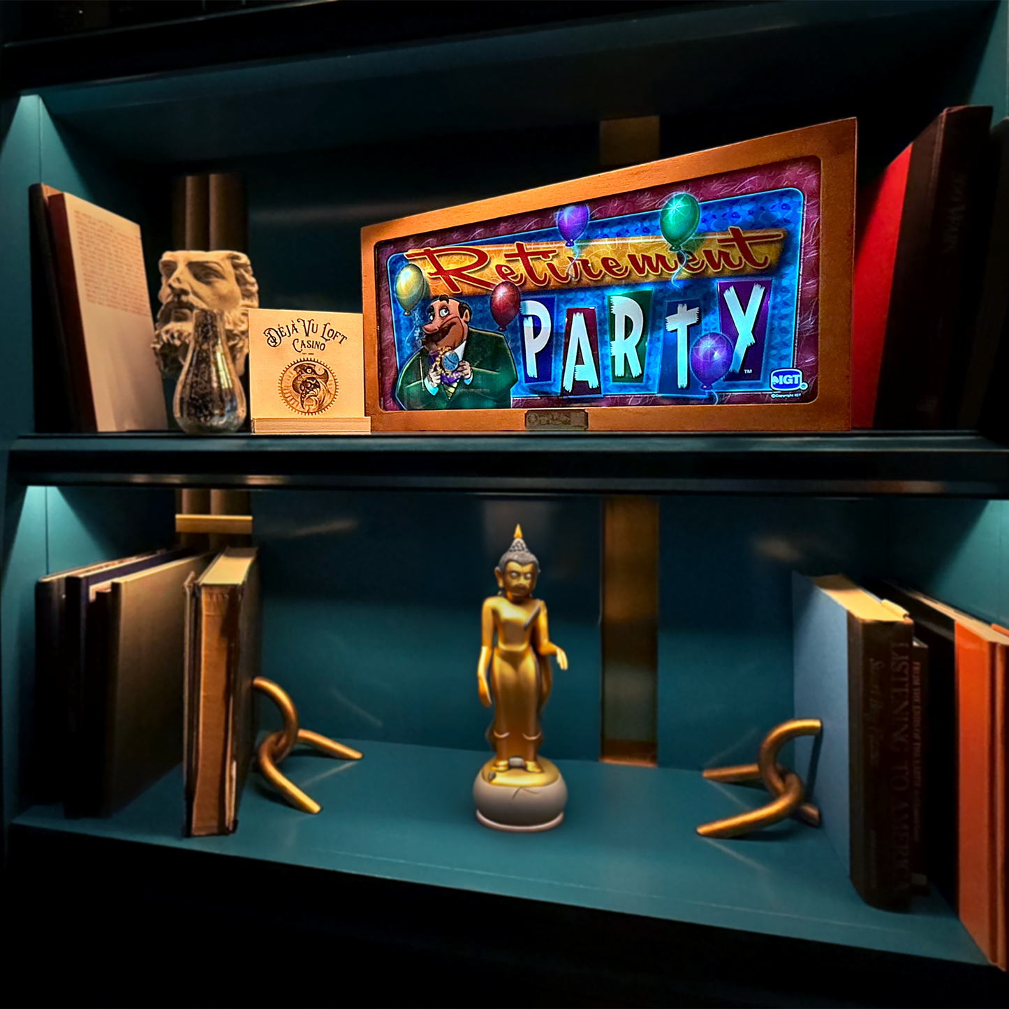 Retirement Party Slot Glass