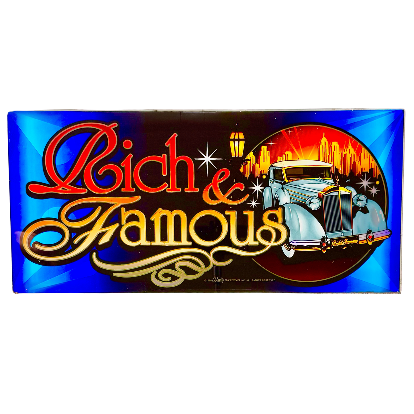 Rich & Famous Slot Glass