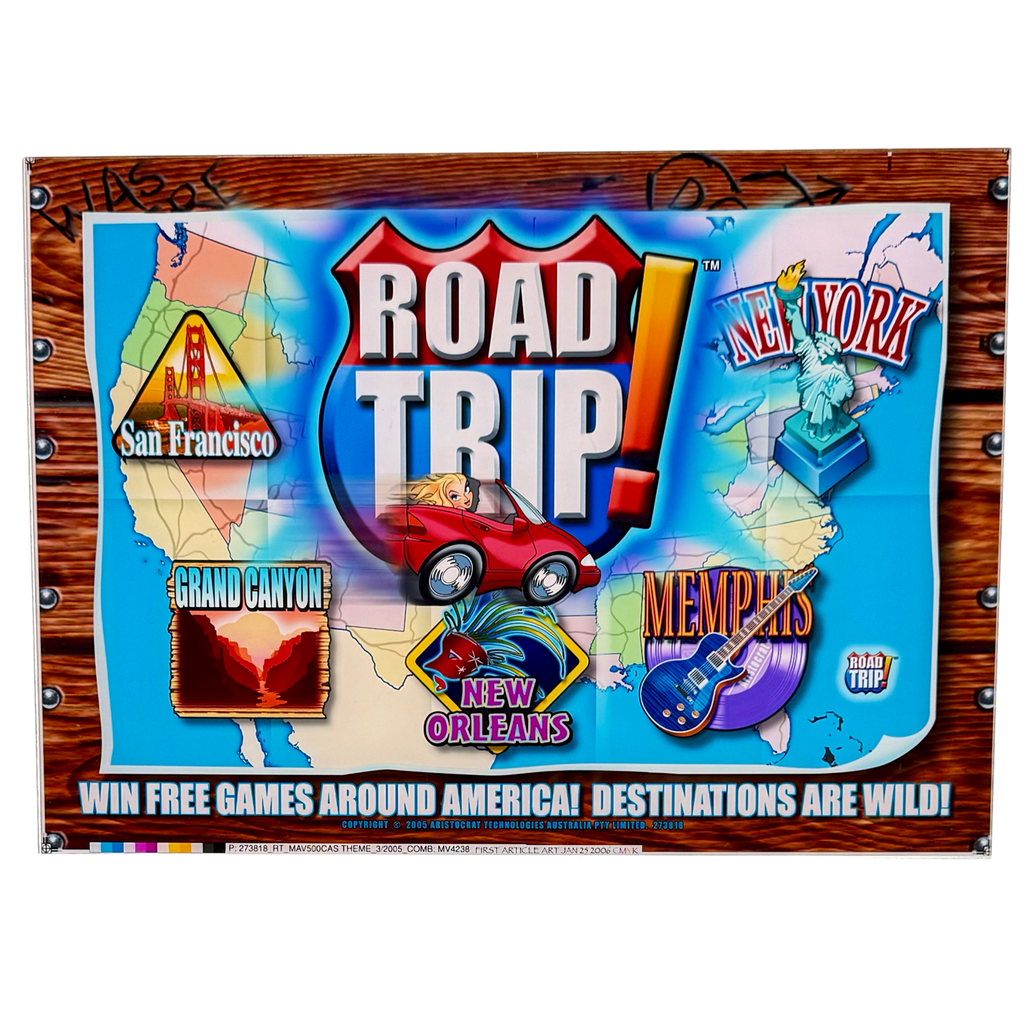 Road Trip! Slot Retro Acrylic