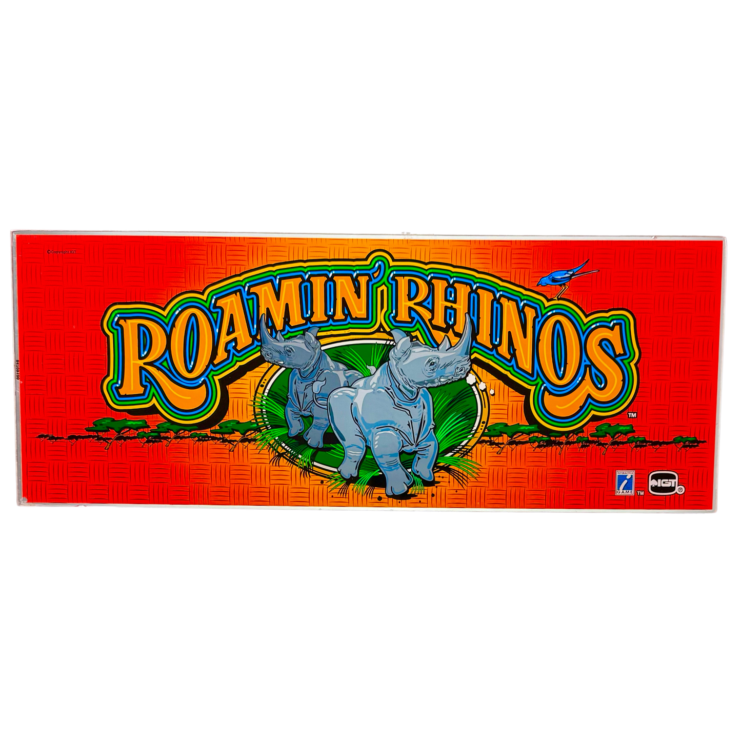 Roamin' Rhinos Slot Glass