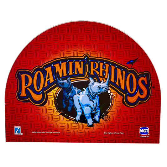 Roamin' Rhinos Jumbo Slot Glass