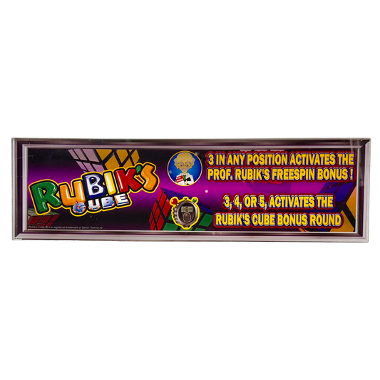 Rubik's Cube Slot Glass