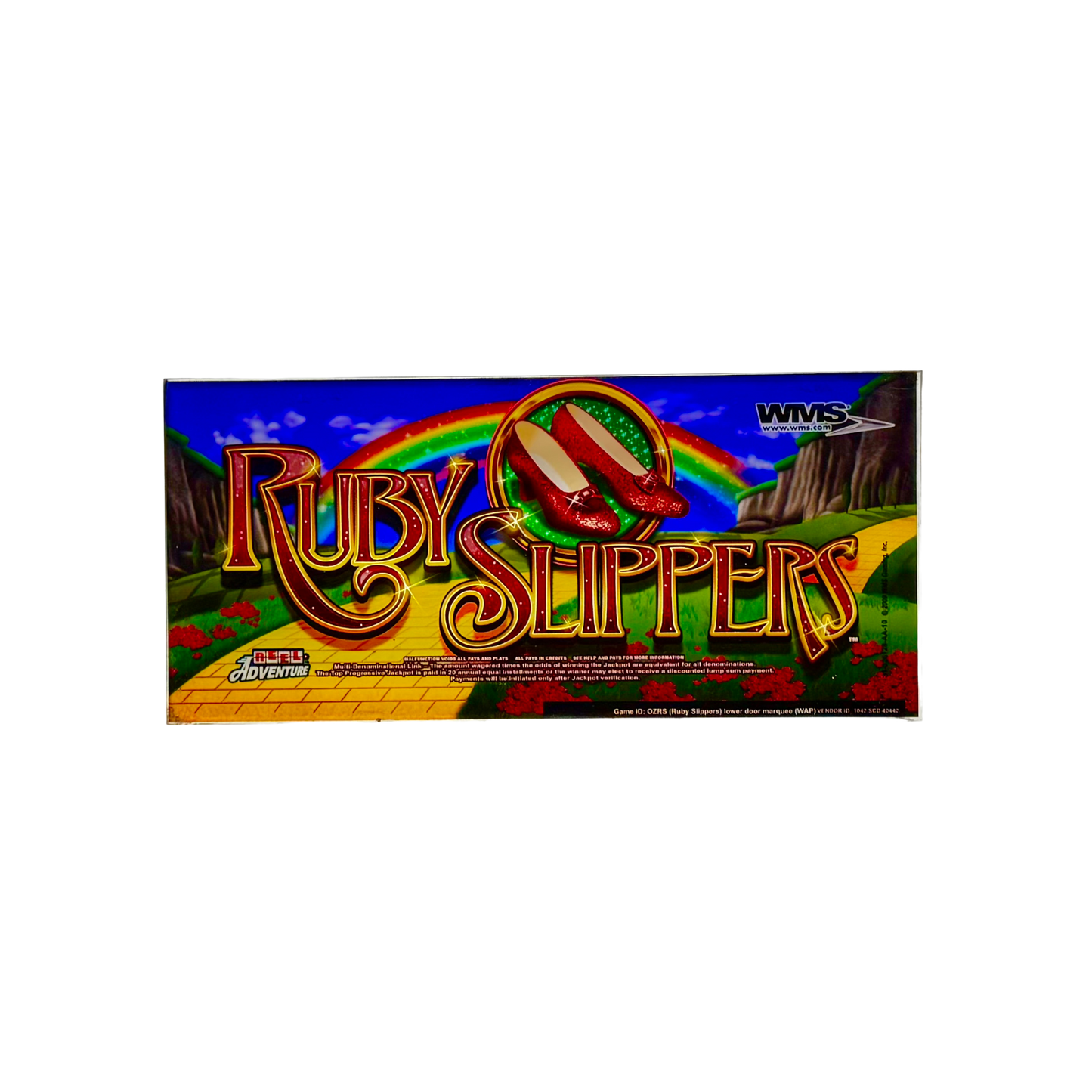 Ruby Slippers - Wizard Of Oz Slot Glass