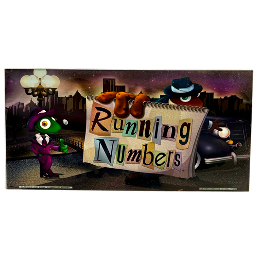 Running Numbers Slot Glass