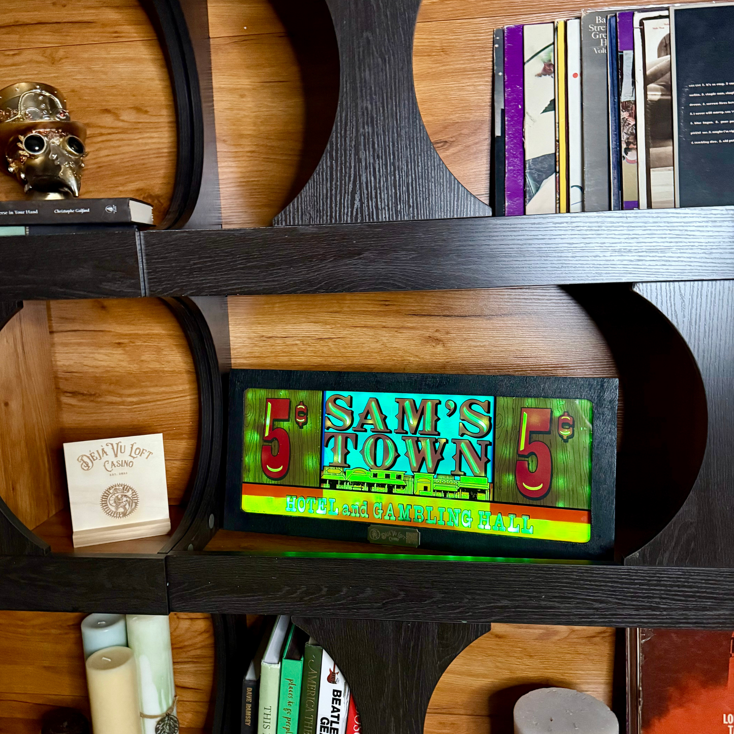 Sam's Town Retro Slot Glass