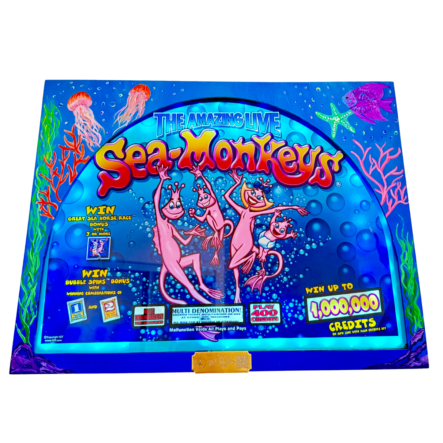 Sea-Monkeys Jumbo Slot Glass