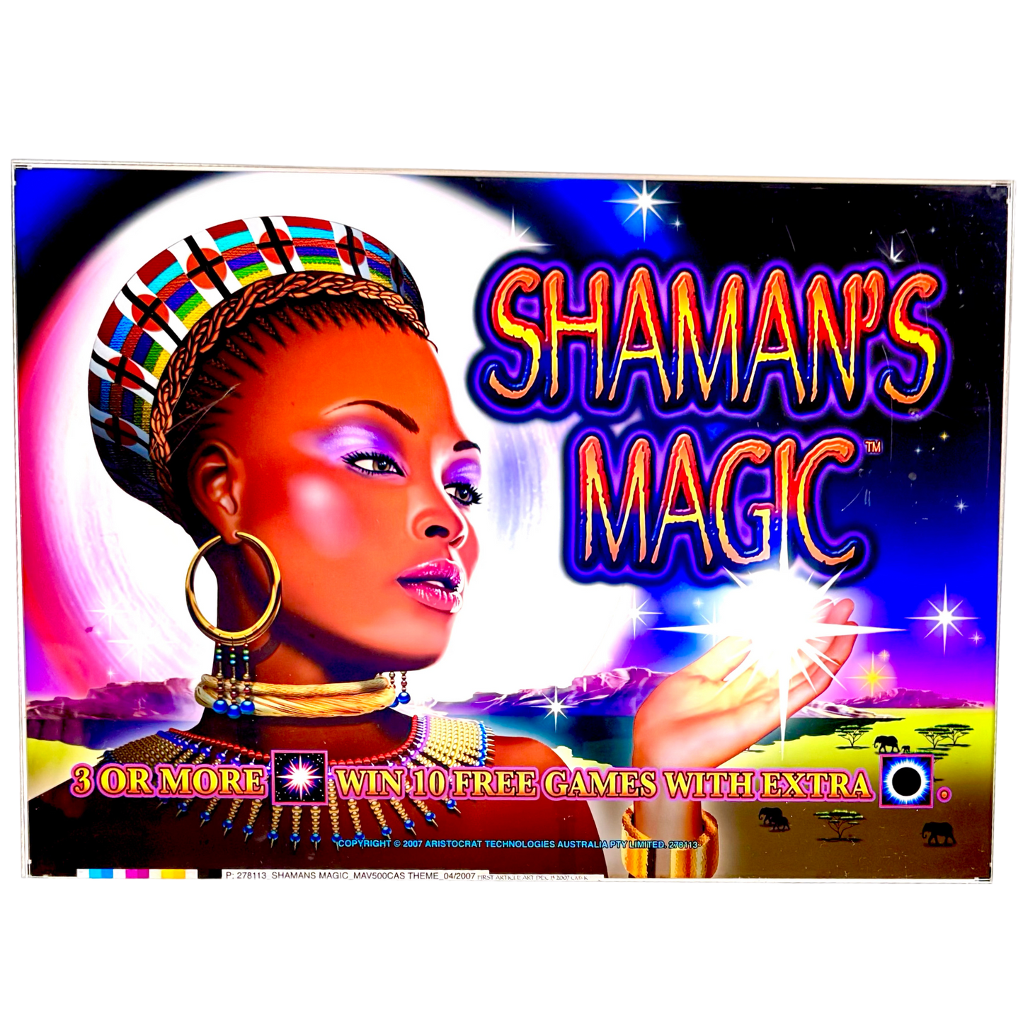 Shaman's Magic Slot Retro Acrylic