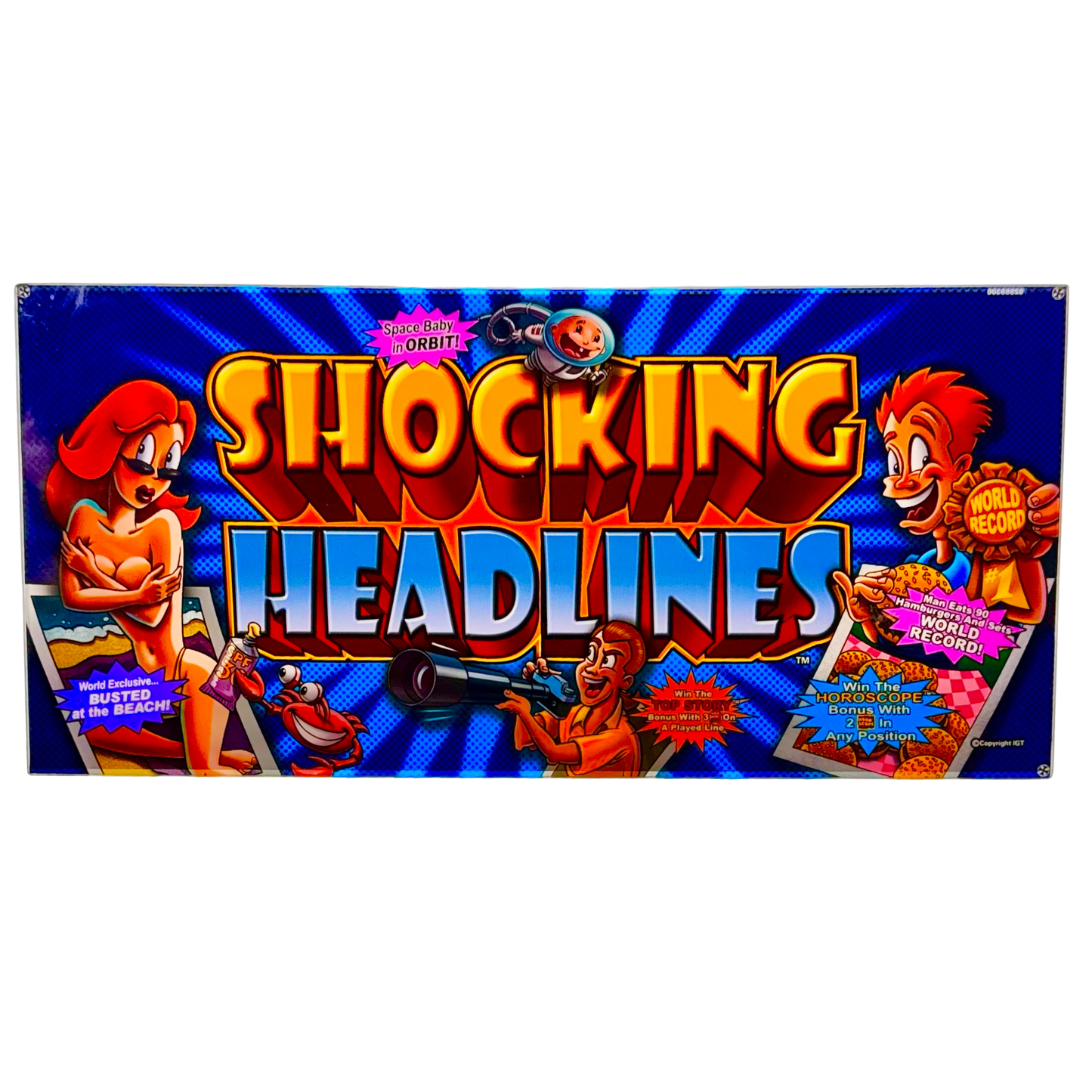 Shocking Headlines Slot Glass