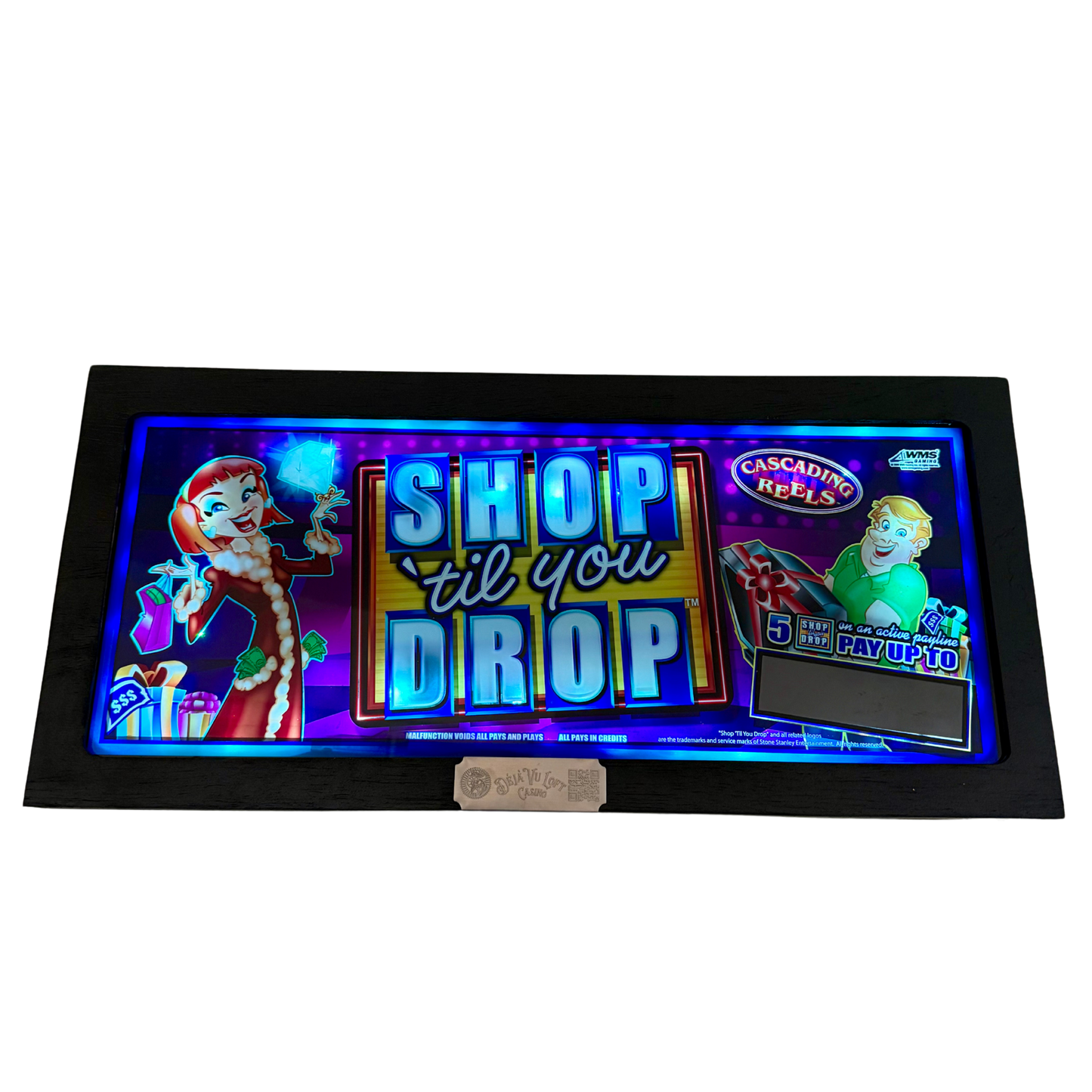 Shop 'Til You Drop Slot Glass