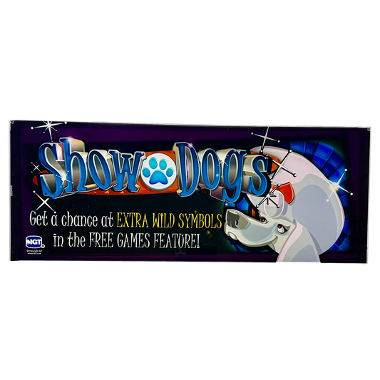 Show Dogs Slot Glass