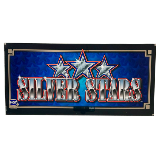 Silver Stars Slot Glass