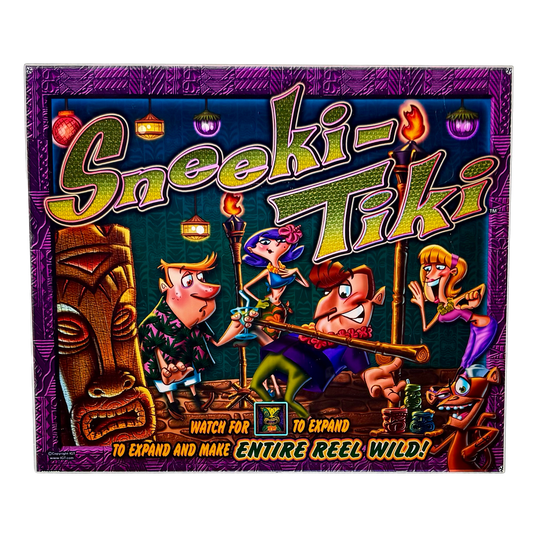 Sneeki-Tiki Jumbo Slot Glass