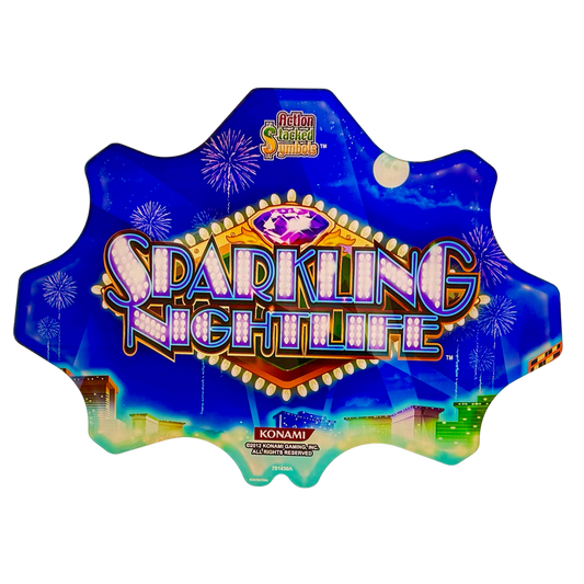 Sparkling Nightlife Slot Retro Acrylic