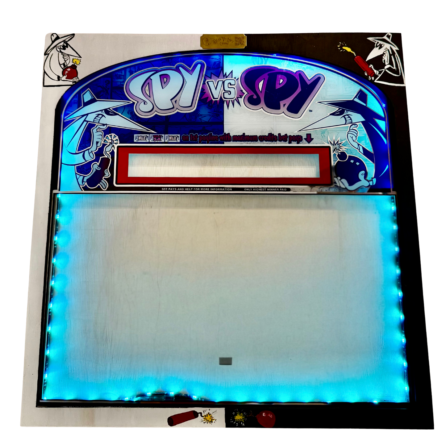 Spy Vs Spy Slot Retro Acrylic