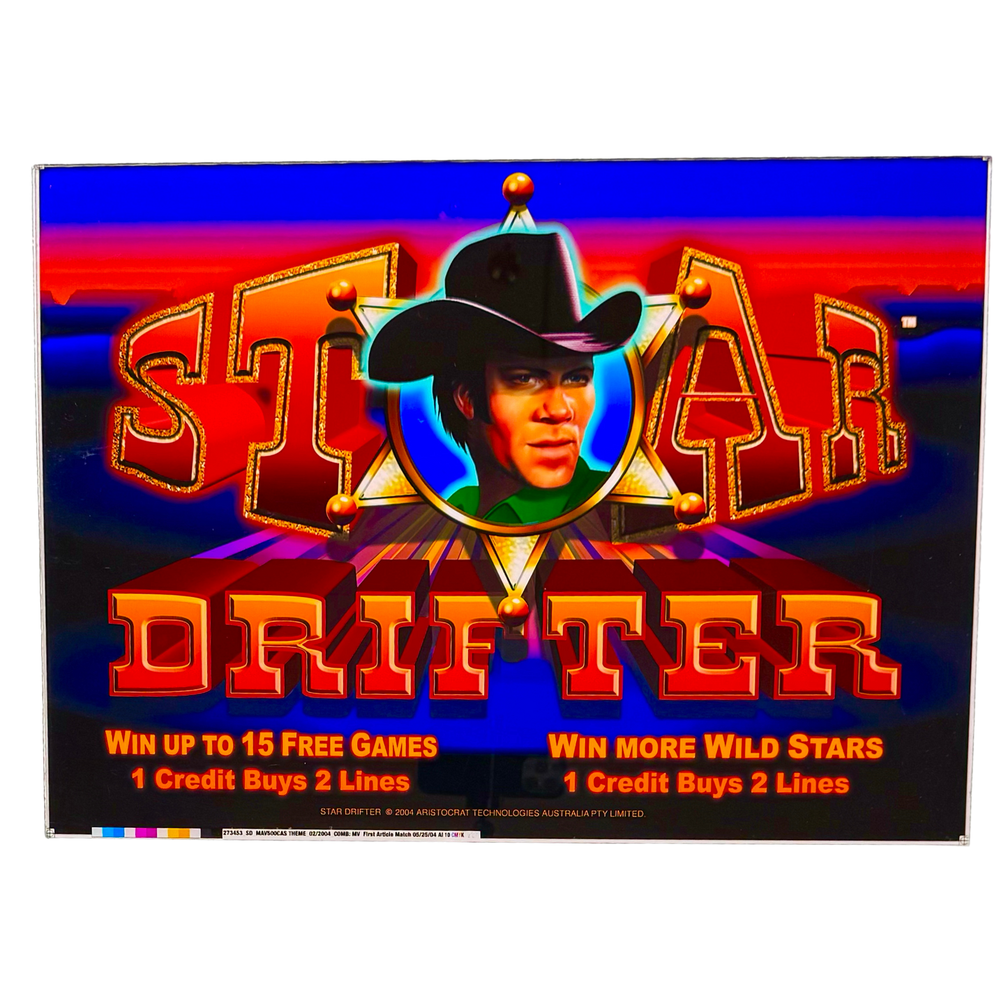 Star Drifter Slot Retro Acrylic
