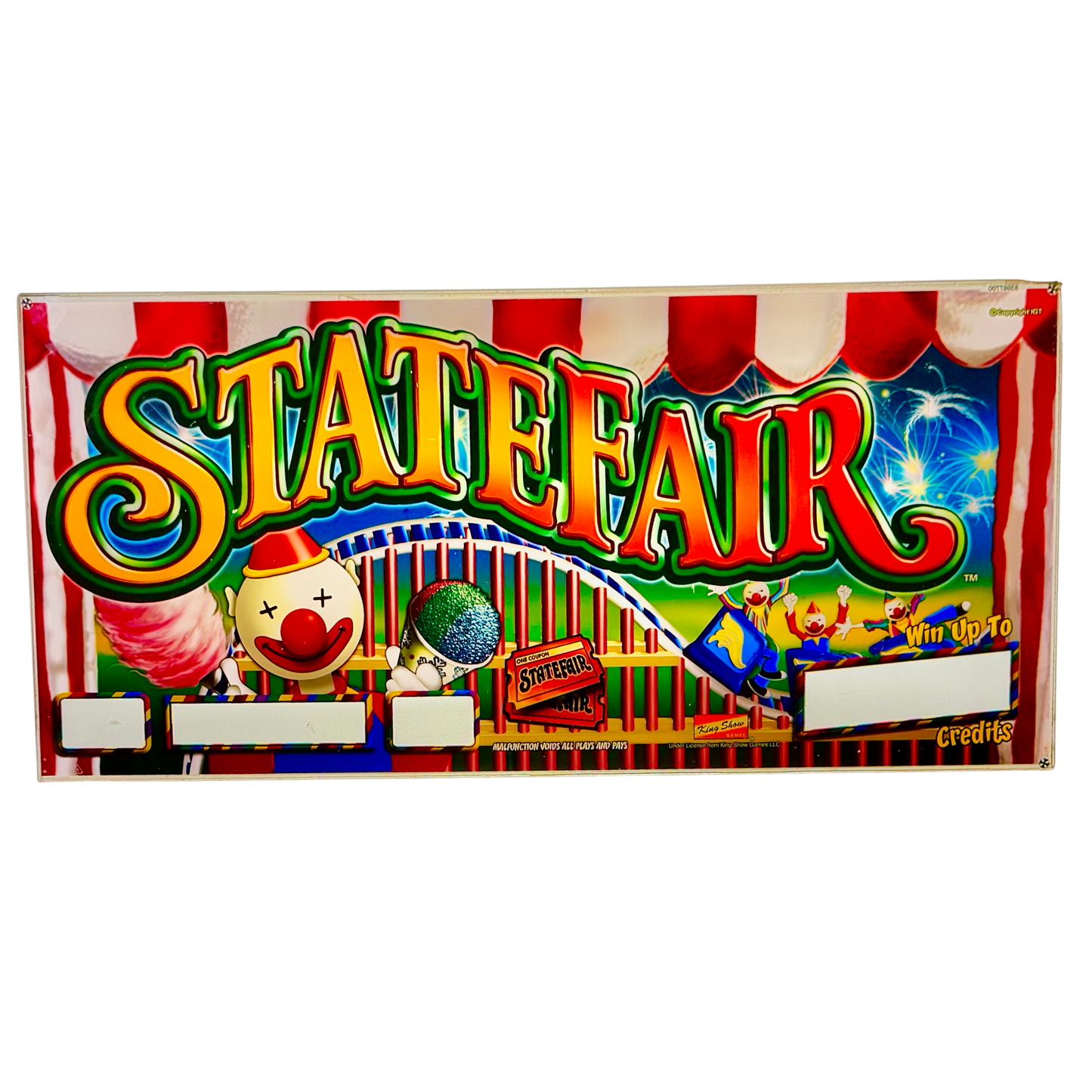 Statefair Slot Glass