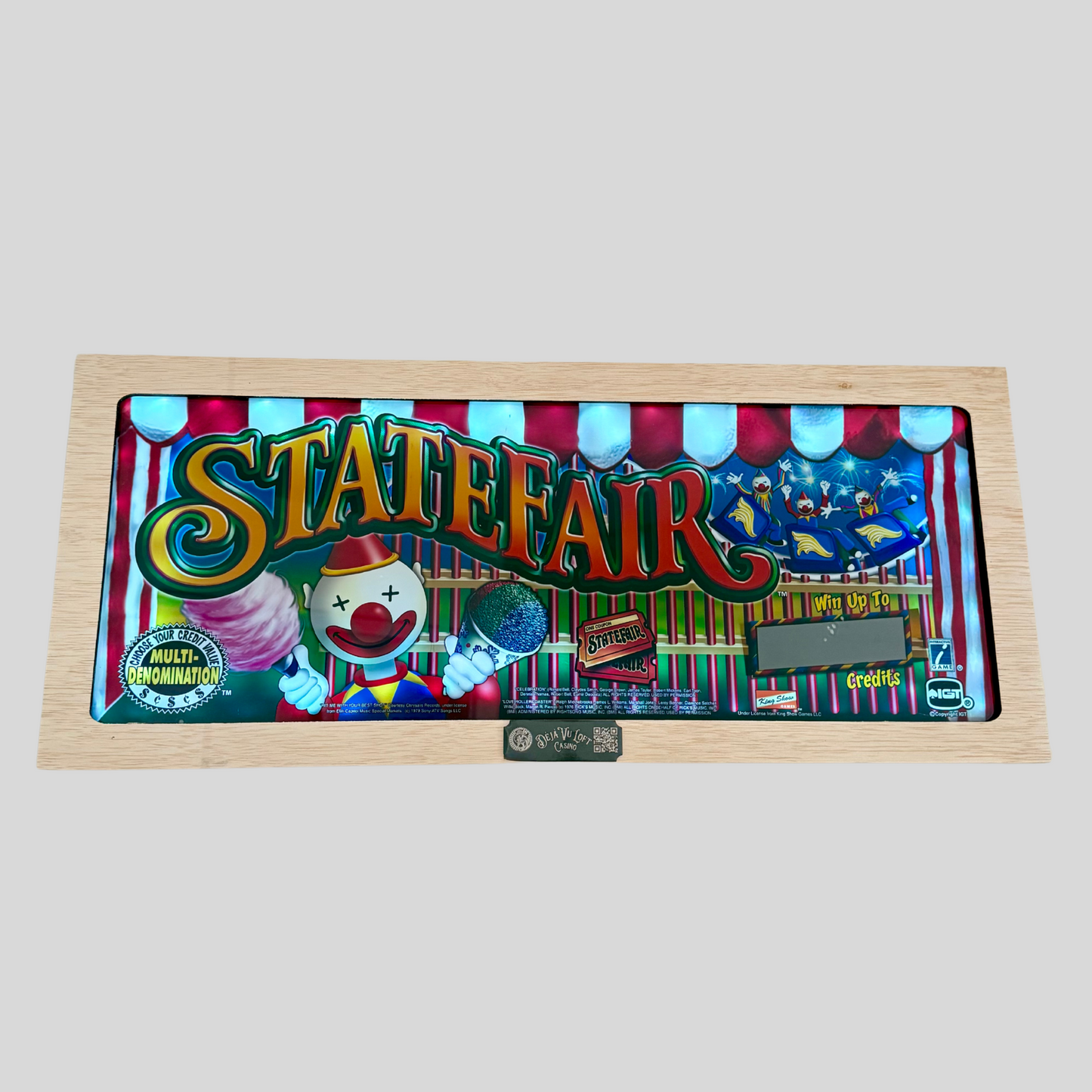 Statefair Slot Glass