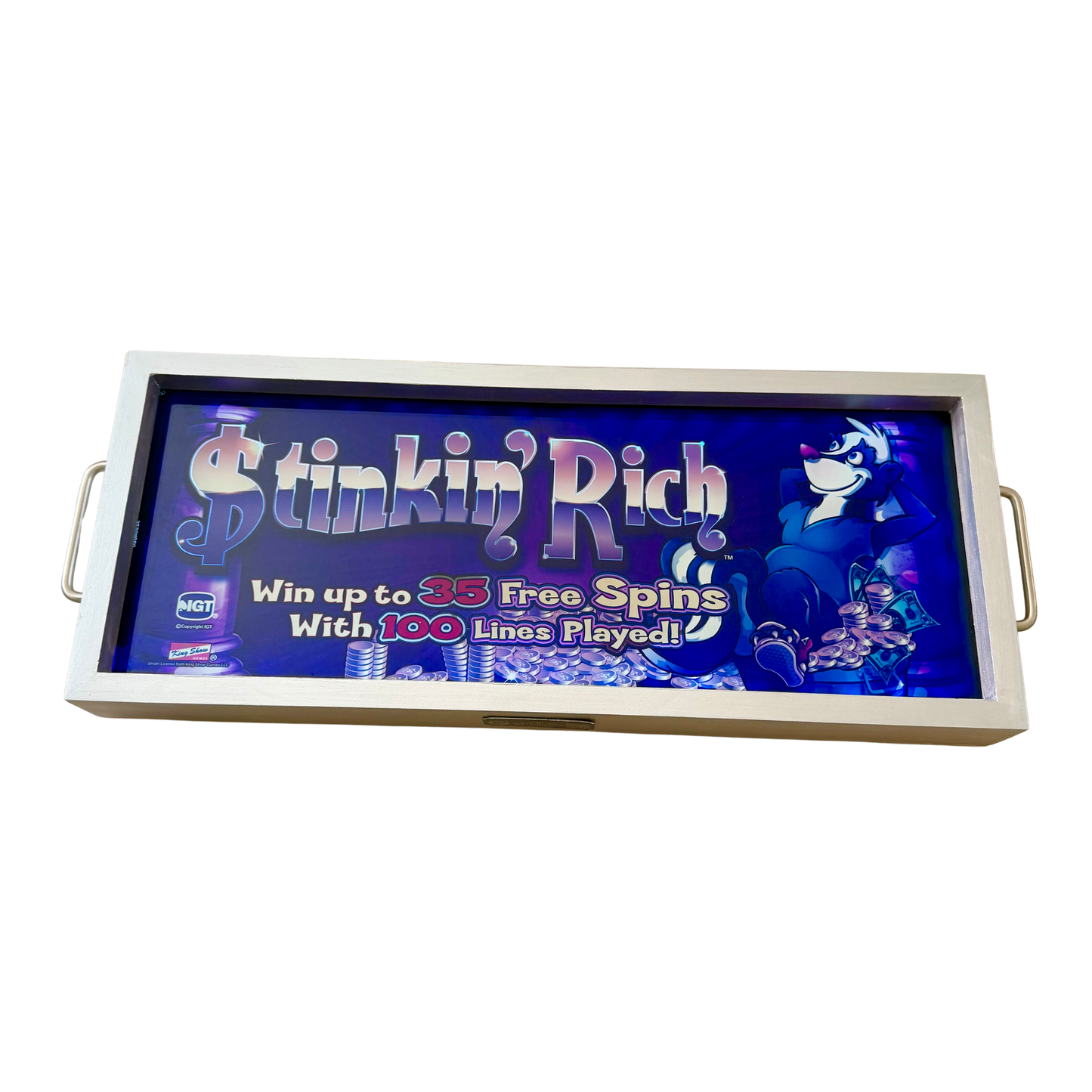 Stinkin' Rich Slot Glass