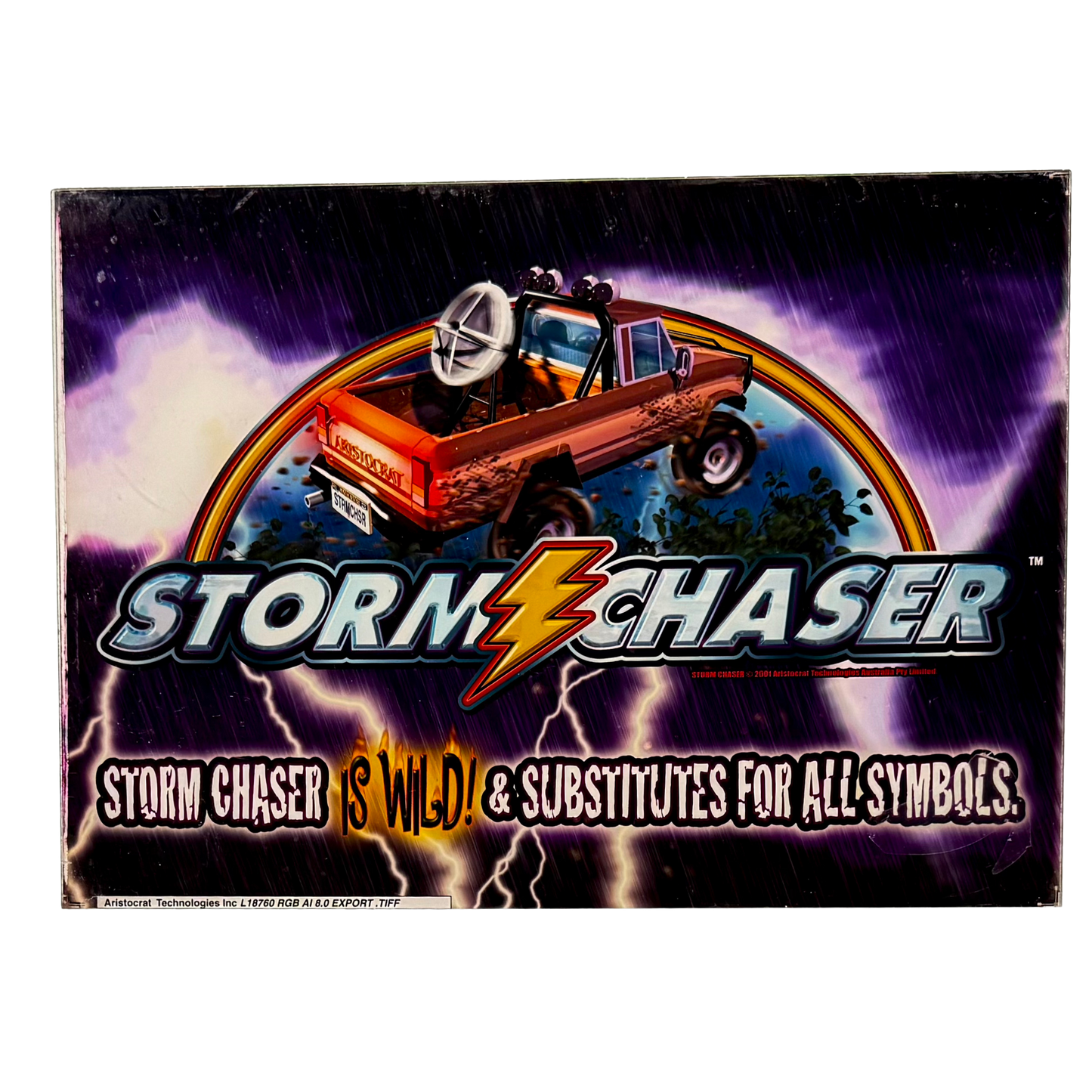 Storm Chaser Slot Retro Acrylic