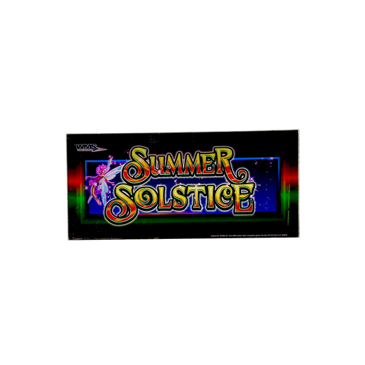 Summer Solstice Slot Glass