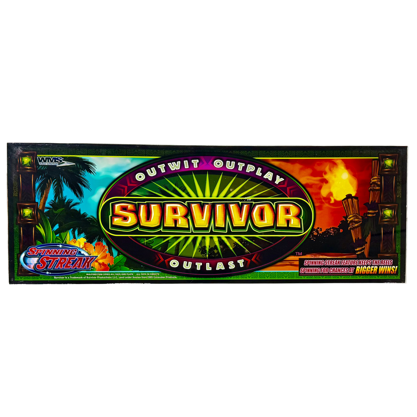 Survivor Slot Glass