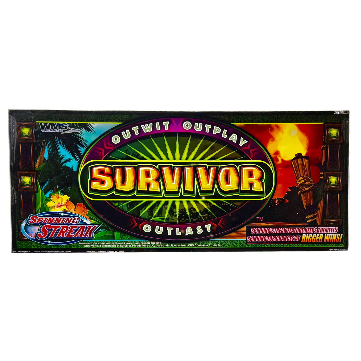 Survivor Slot Glass