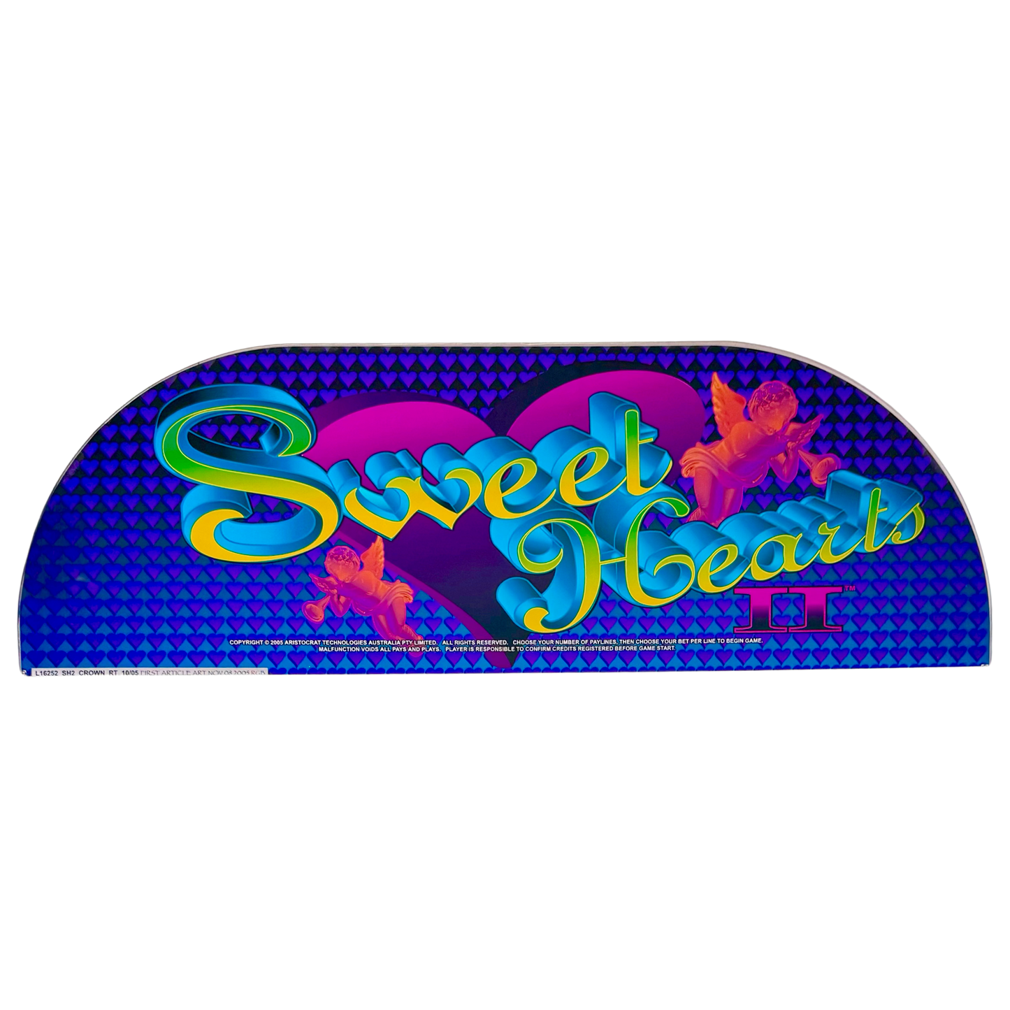 Sweet Hearts Slot Retro Acrylic