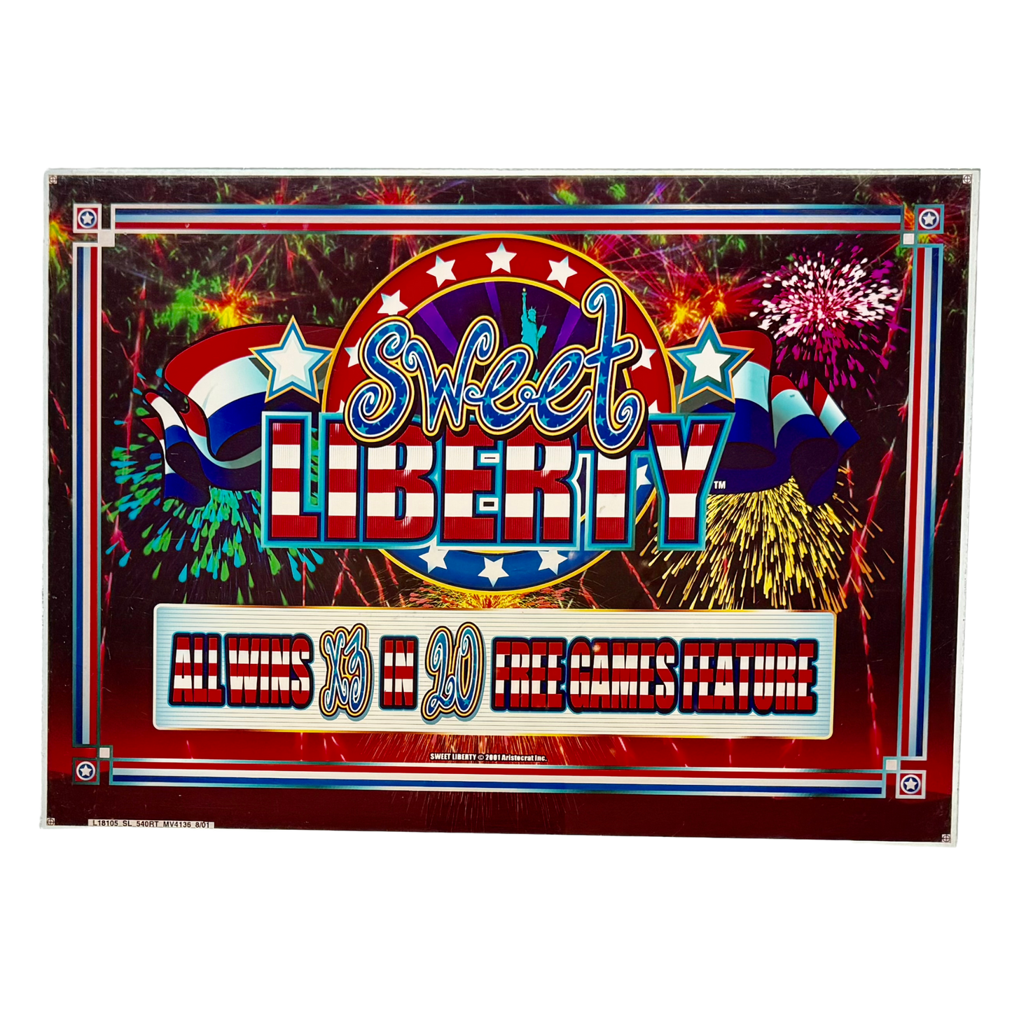 Sweet Liberty Slot Retro Acrylic