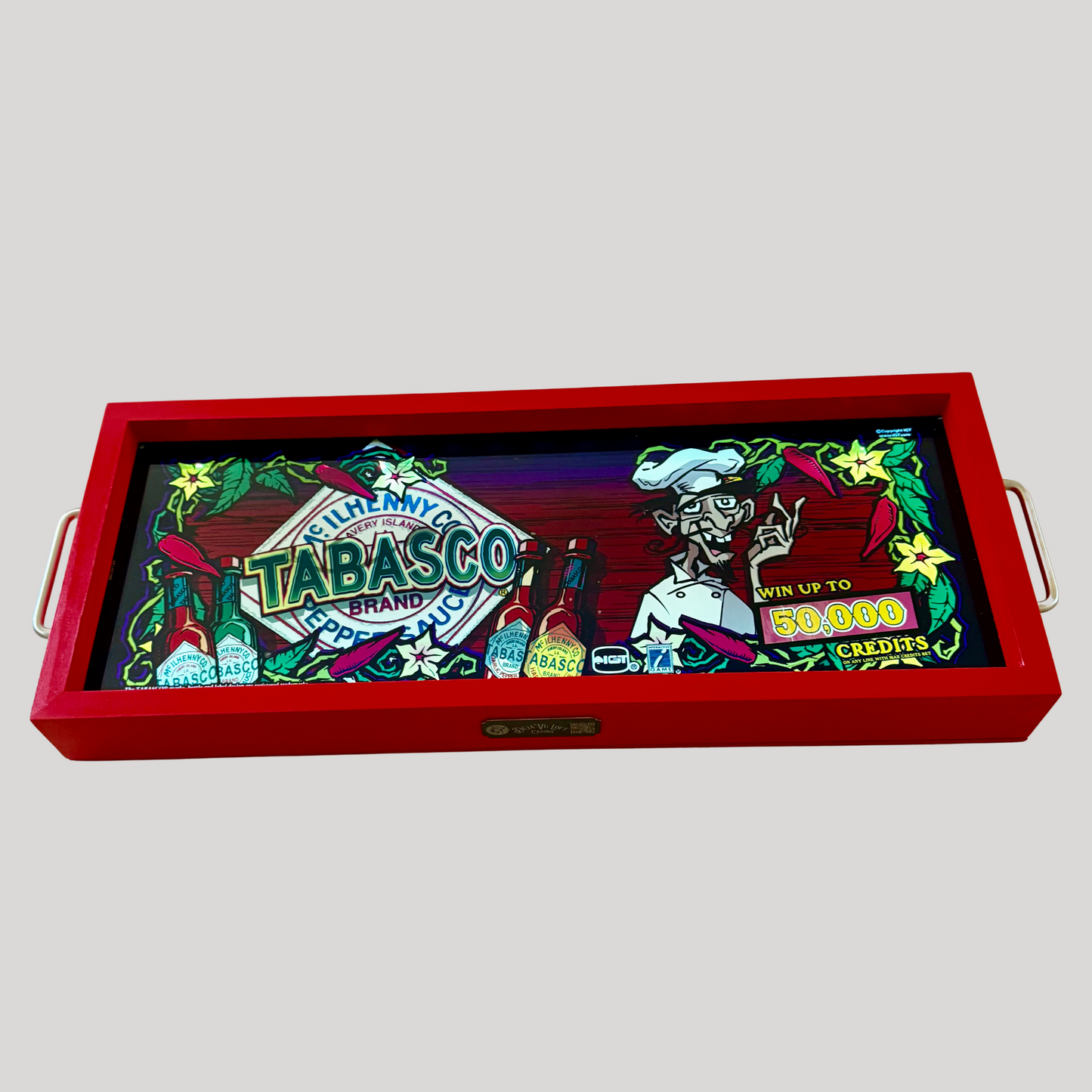 Tabasco Slot Glass