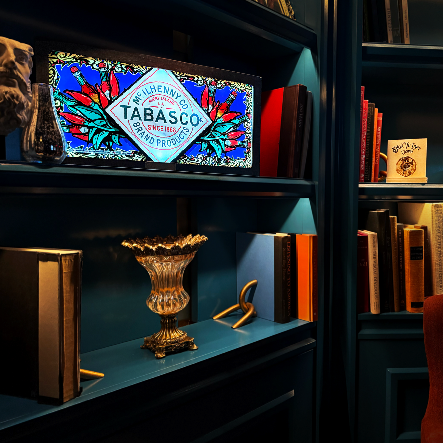 Tabasco Slot Glass