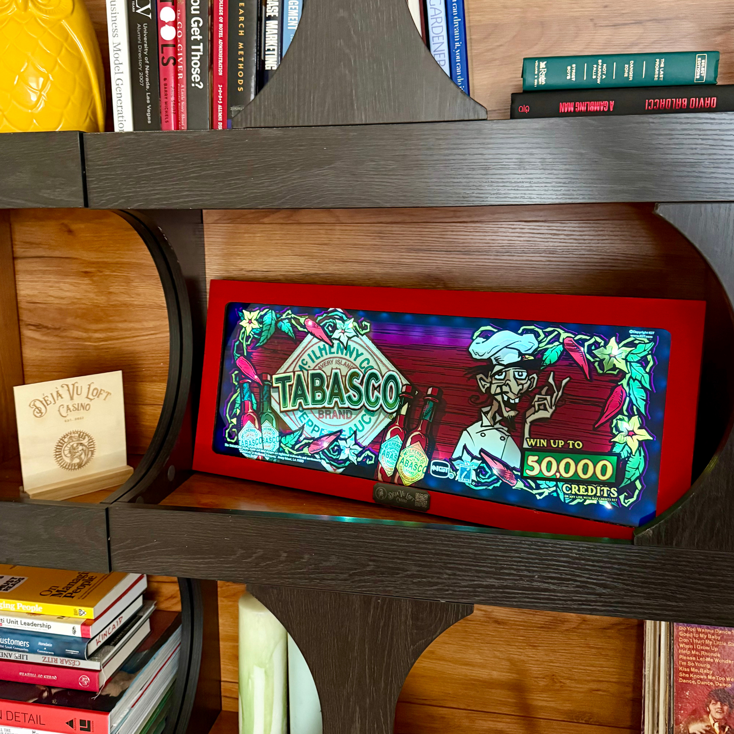 Tabasco Slot Glass