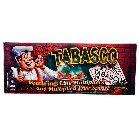 Chez Tabasco Slot Glass