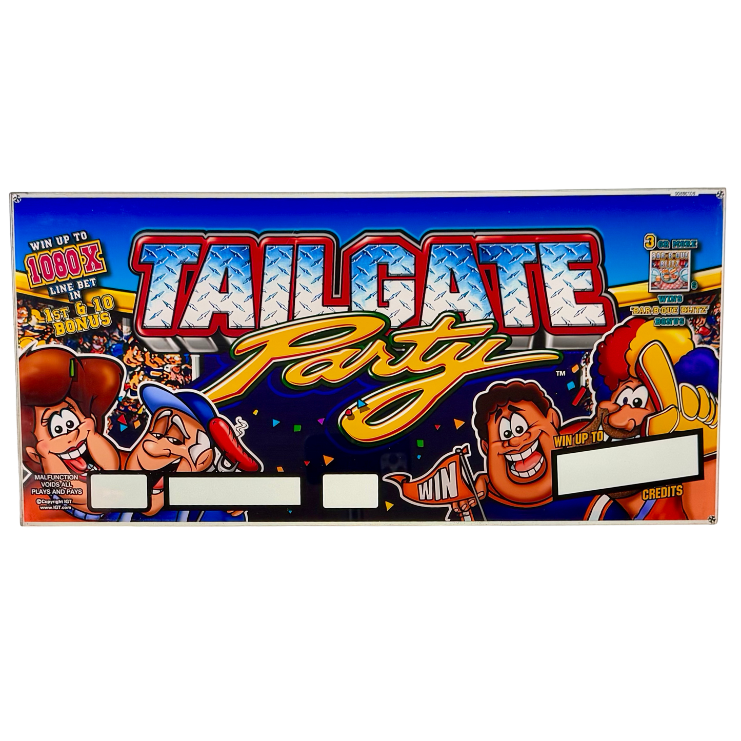Tailgate Party Slot Glass